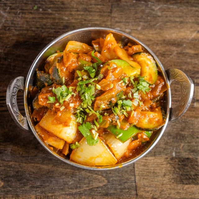 Zucchini Masala.